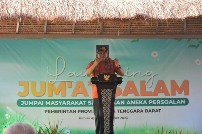 Miq Gite Launching Jum’at Salam di Kebun Ayu Lobar