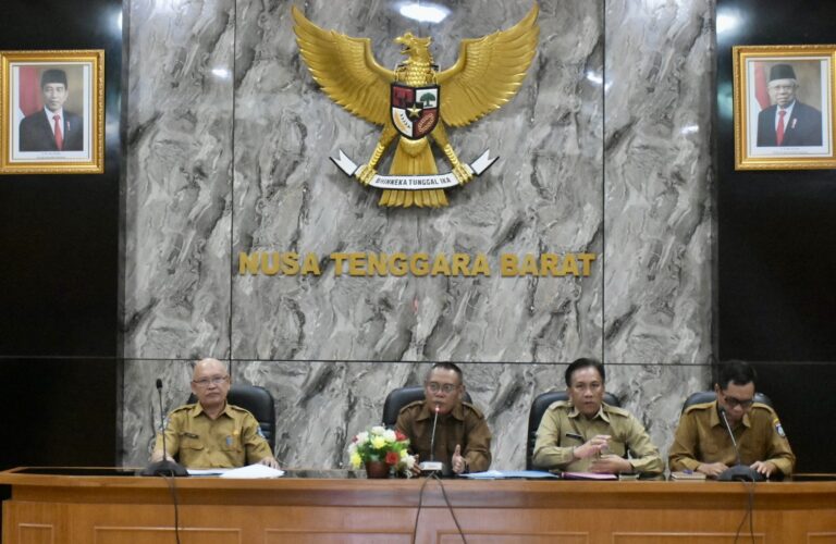 PJ Sekda NTB Pimpin Rakor Penyusunan Laporan PJ Gubernur NTB