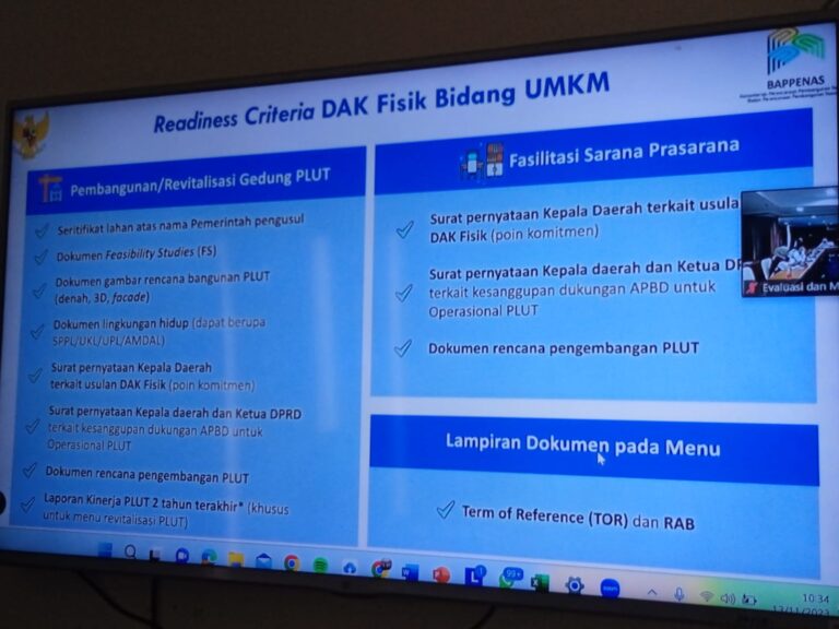 Pembahasan Perbaikan Readiness Criteria dan Usulan Rencana Kegaiatan