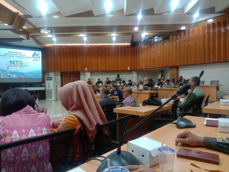 Rapat Persiapan HUT NTB Ke 65