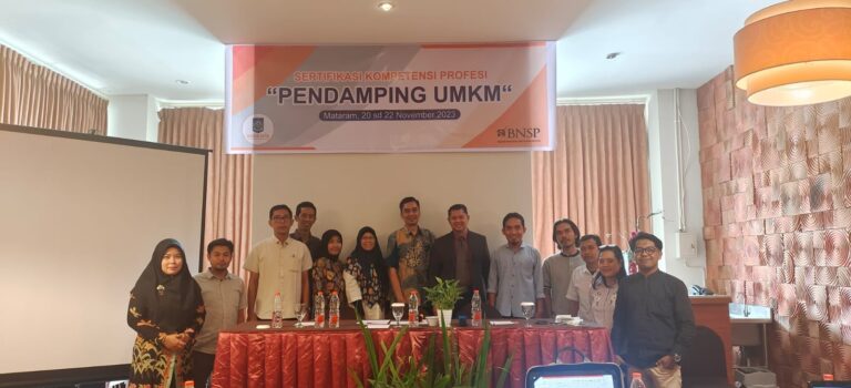 Sertifikasi Kompetensi Pendamping Usaha Mikro Kecil dan Menengah (UMKM) Tahun 2023