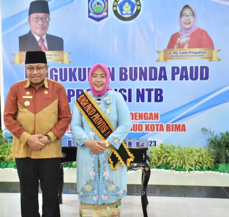 PJ Gubernur NTB Miq Gite Kukuhkan Bunda PAUD Provinsi NTB dan Kota Bima