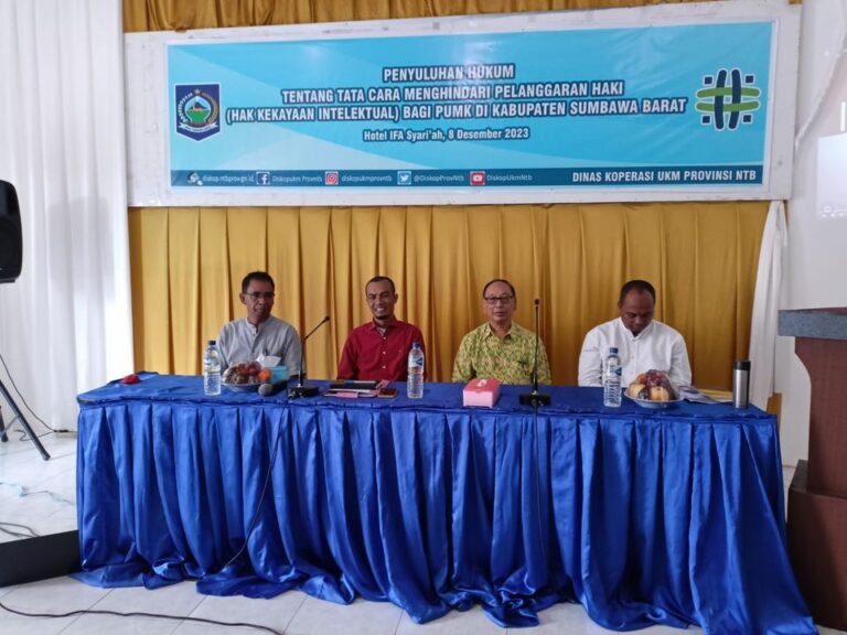 Penyuluhan Hukum Tentang Tata Cara Menghindari Pelanggaran HAKI di KSB