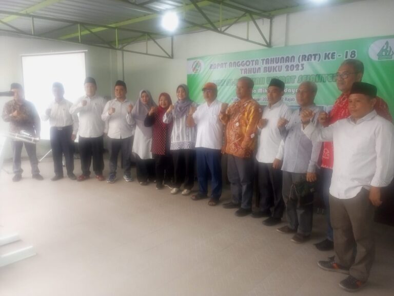 Rapat Anggota Tahunan (RAT) Tahun Buku 2023 BMT Al Hidayah Ummat Sejahtera
