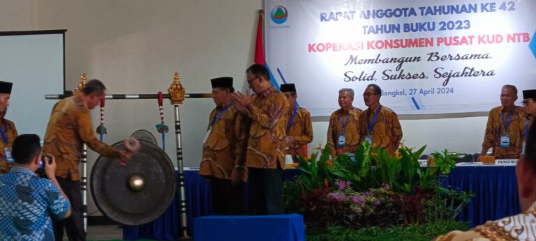 Rapat Anggota Tahunan Ke 42 Tahun Buku 2023 Koperasi Konsumen Pusat KUD NTB