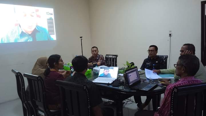 Zoom Meeting Bahas Anggaran