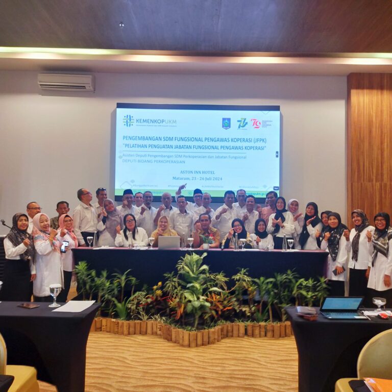 Pelatihan Penguatan Jabatan Fungsional Pengawas Koperasi