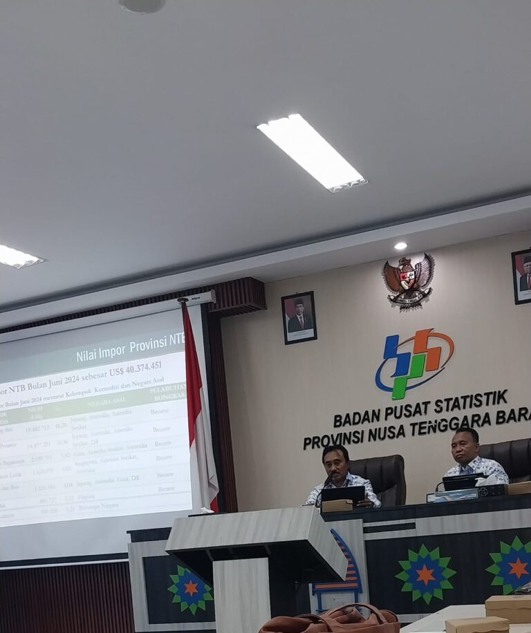 Ekspor Impor NTB Bulan Juni 2024