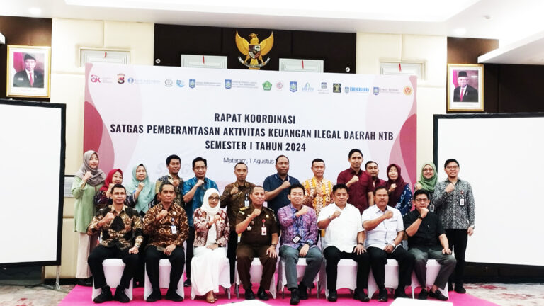 Rapat Koordinasi Tim Kerja Satgas PASTI Daerah NTB