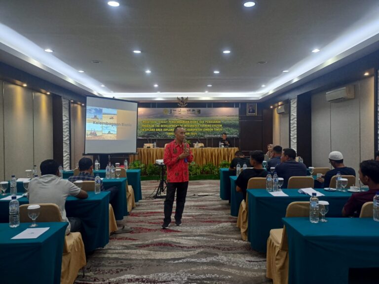 The Development of Integrated Farming System in Upland Area (UPLAND) di Kabupaten Lombok Timur