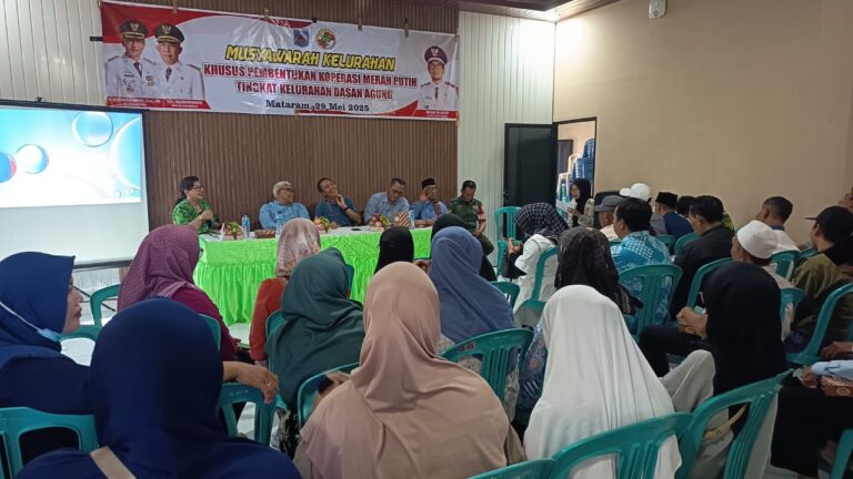 Muskelsus di Kelurahan Dasan Agung Kecamatan Selaparang Kota Mataram