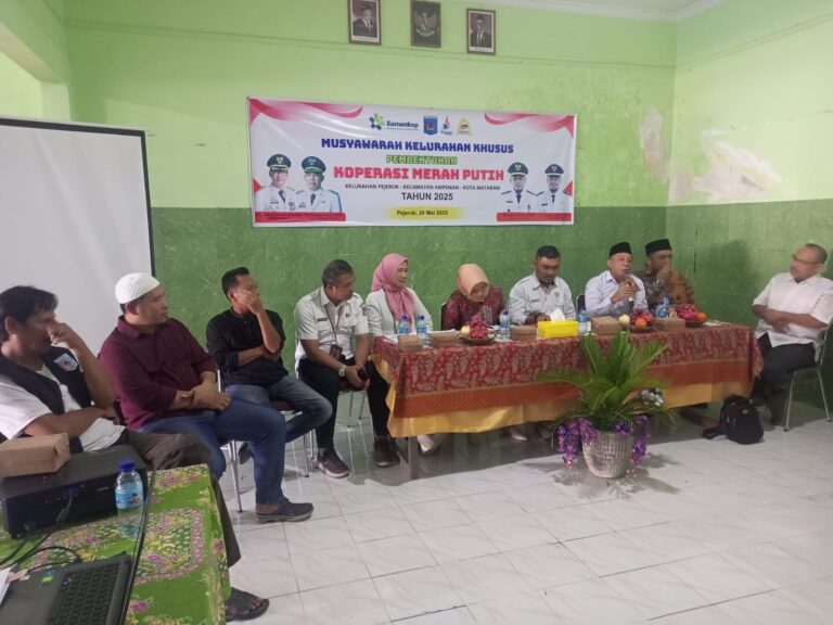 Muskelsus di Kelurahan Pejeruk Kecamatan Ampenan