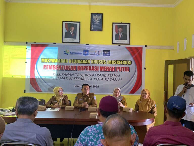 Muskelsus di Kelurahan Tanjung Karang Permai dan Monjok Timur