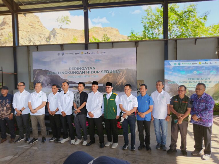 Peringatan Hari Lingkungan Hidup Sedunia di TPA Kebon Kongok Kabupaten Lombok Barat,