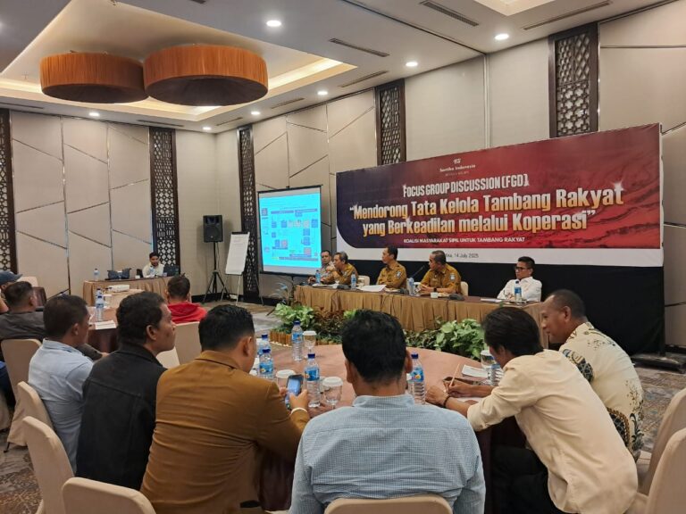 FGD “Mendorong Tata Kelola Tambang Rakyat yang Berkeadilan melalui Koperasi”