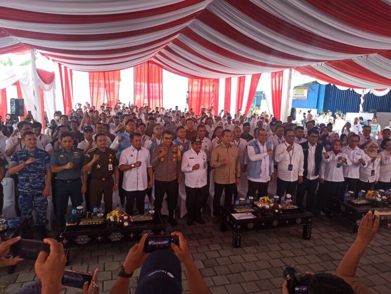 Pemuncuran 80.000 Kelembagaan Koperasi Desa/Kelurahan Merah Putih (KDMP) Se Indonesia Oleh Prabowo Subianto