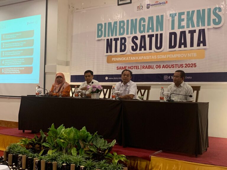 Bimtek Peningkatan SDM NTB Satu Data,