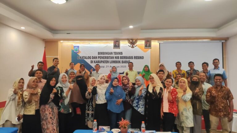 Bimtek E-Catalog dan Penerbitan NIB Berbasis Risiko Dorong UMKM NTB Naik Kelas