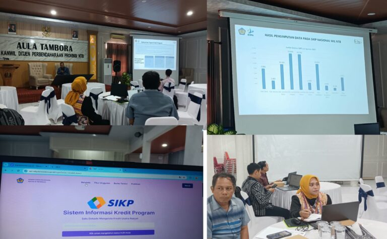Pembinaan Kredit Program dan Bimtek SIKP untuk Pemda Wilayah NTB
