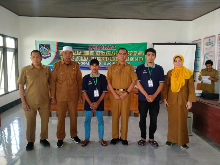 Pembukaan Diklat P3KE Teknis Pertukangan