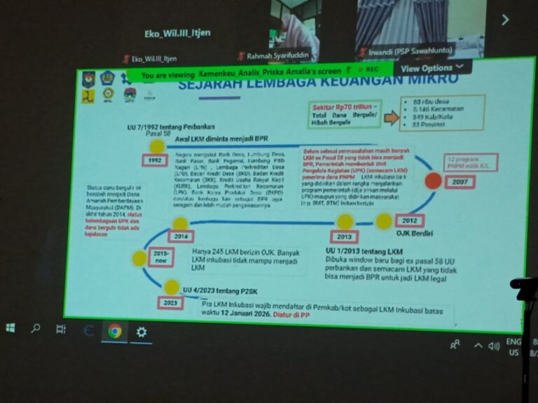 Kadiskop UKM NTB Hadiri Sosialisasi RPP Pembinaan dan Pengawasan LKM