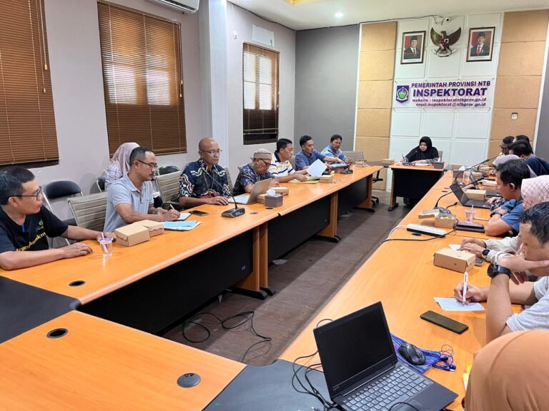 Dinas Koperasi UKM NTB Ikuti Gelar Rapat Persiapan Pemeriksaan Bersama BPKP