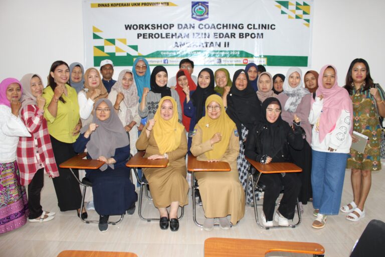 Dinas Koperasi UKM NTB Gelar Dua Workshop Sekaligus di Gedung PLUT KUKM