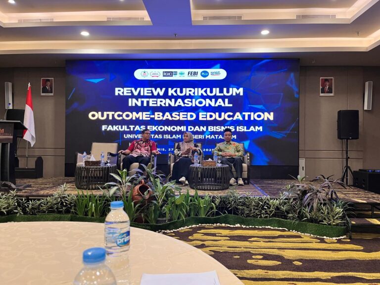 Sekretaris Diskop UKM NTB Hadiri Review Kurikulum Internasional OBE FEBI UIN Mataram